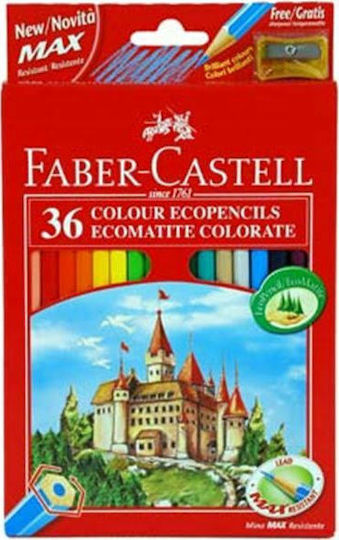 Faber-Castell Ξυλομπογιές Σετ 36 χρώματα