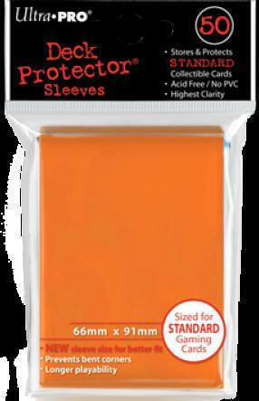 Ultra Pro Deck Protector Card Sleeves Standard Size 50τμχ Orange