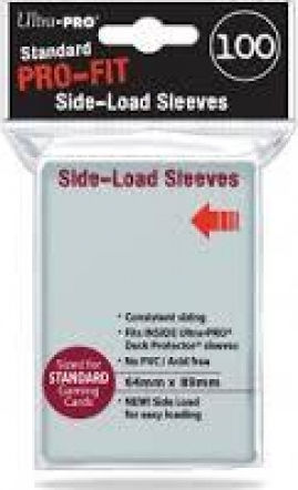 Ultra Pro Fit Side Load Inner Sleeve Standard Size 100τμχ Clear 84649