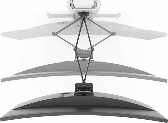 Ergotron Trace Halterung Auf dem Schreibtisch Monitor bis 38" mit Arm Weiß