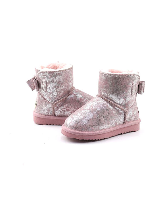 Kids Boots from Patent Leather Pink