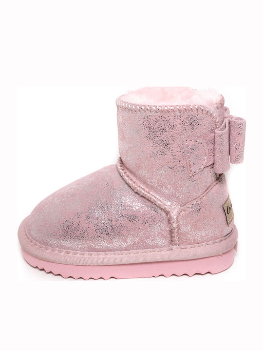 Kids Boots from Patent Leather Pink