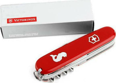 Victorinox Angler Schweizer Taschenmesser mit Klinge aus Rostfreier Stahl