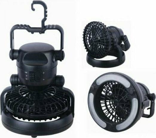 Campus Battery Led Lantern for Camping with Flashlight & Fan