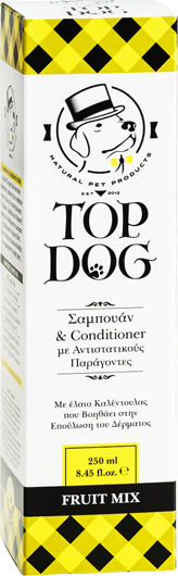 Top Dog Σαμπουάν Σκύλου με Μαλακτικό Δερματολογικό 250ml