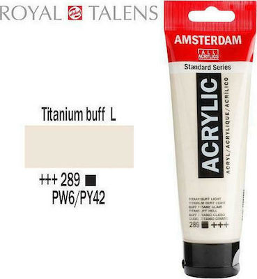 Royal Talens Amsterdam All Acrylics Standard 120ml Titanium Buff Light 289