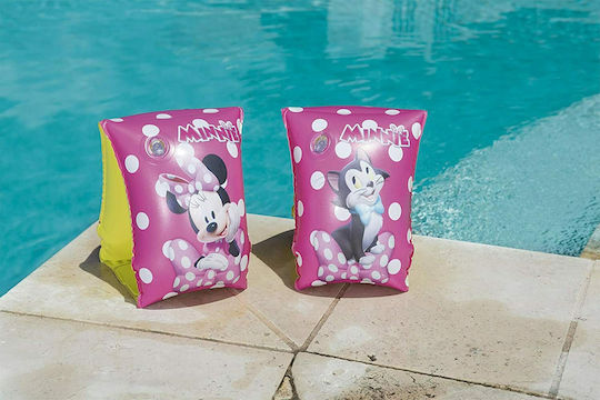 Bestway Schwimmflügel aus Vinyl 3-6 Jahre Minnie 25x15cm. Rosa
