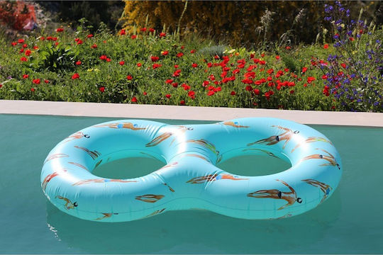 The Nice Fleet Nice Fleet XL Stinson Inflatable Float for Sea 2 Persons Turquoise 190cm