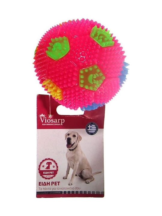 Viosarp Ball Toy Dog made of Rubber with Sound 6εκ. 1pcs