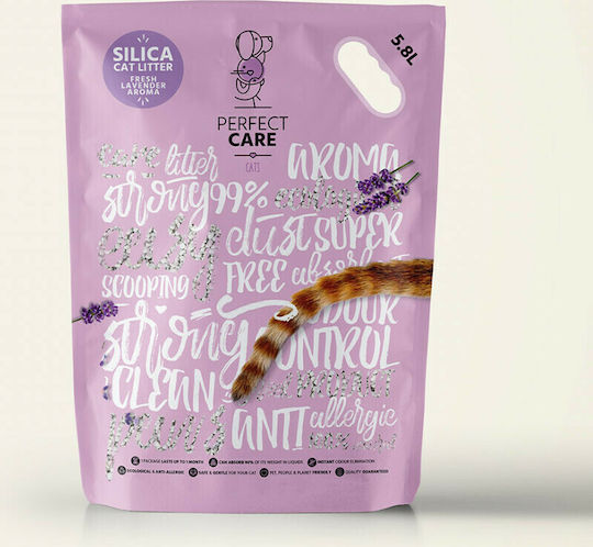 Perfect Care Silica Κρυσταλλική Άμμος Γάτας με Άρωμα Λεβάντα 5.8lt