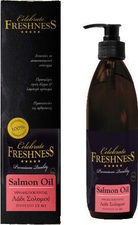 Celebrate Freshness Salmon Oil for Dogs and Cats 300ml for General Health