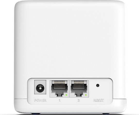 Mercusys Halo H30G v1 WiFi-Mesh-Netzwerk Zugriffspunkt Wi‑Fi 5 Dualband (2,4 & 5 GHz) in Doppelter Bausatz