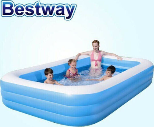 Bestway Πισίνα Φουσκωτή 262x175x51εκ. Μπλε