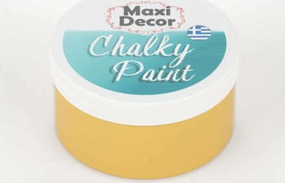 Maxi Decor Chalky Paint Χρώμα Κιμωλίας 601 Κουρκούμη Κίτρινο 100ml