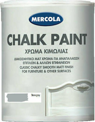 Mercola Chalk Paint Effect Colour Chalk Stone Grey 750ml