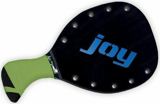 Joy RS SportC Beach Racket Black 345gr with Slanted Handle Green