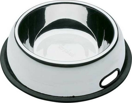 Ferplast Nova KC 80 Stainless Steel Bowl Food & Water for Dog 2.5lt 33.7cm in Silver Color