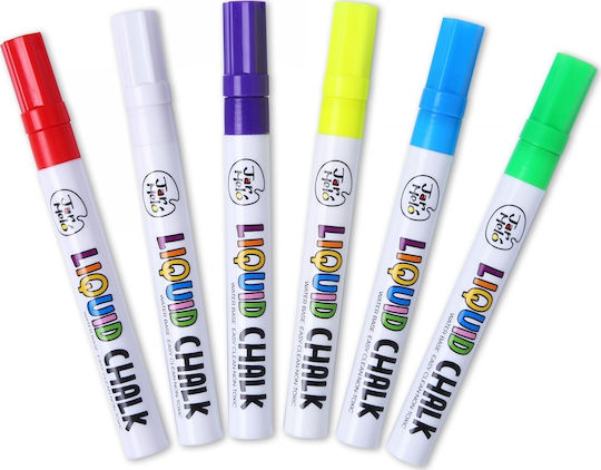 JarMelo Flüssige Kreide Set Marker 6Stück