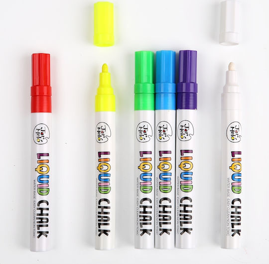 JarMelo Flüssige Kreide Set Marker 6Stück