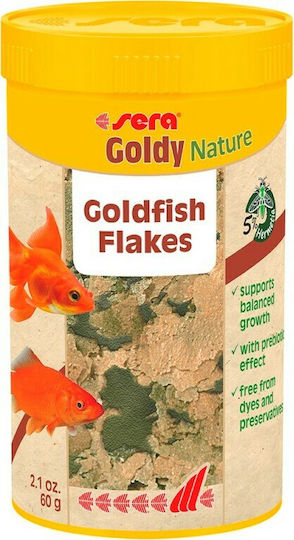 Sera Goldy Goldfish Food Flakes with Spirulina 50ml