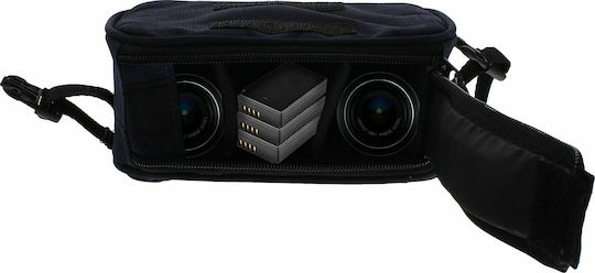 Unomat Camcorder Shoulder Bag Digital Twin 18 in Black Colour