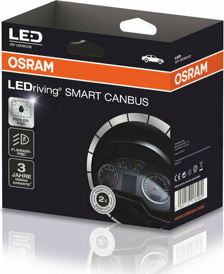 Osram CAN bus Car Fault Indicator Cancellers for Bulb H7 12W 2pcs