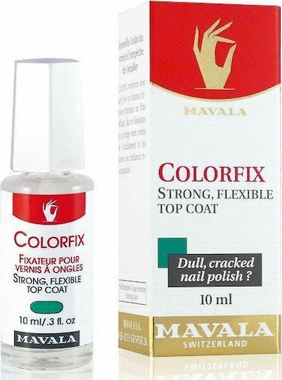 Mavala Switzerland Colorfix 10ml Top Coat for Regular Nail Polish 10ml