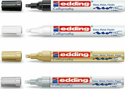 Edding 755 Calligraphy Permanent Marker 4mm Weiß