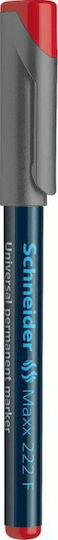 Schneider Maxx 222 Permanent Marker 0.7mm Red