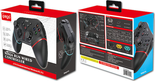 iPega SW038 Wireless Gamepad for Android / PC / PS3 / Switch Black