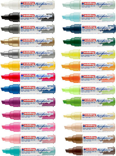 Edding 5000 Acrylic Marker 10mm Silver