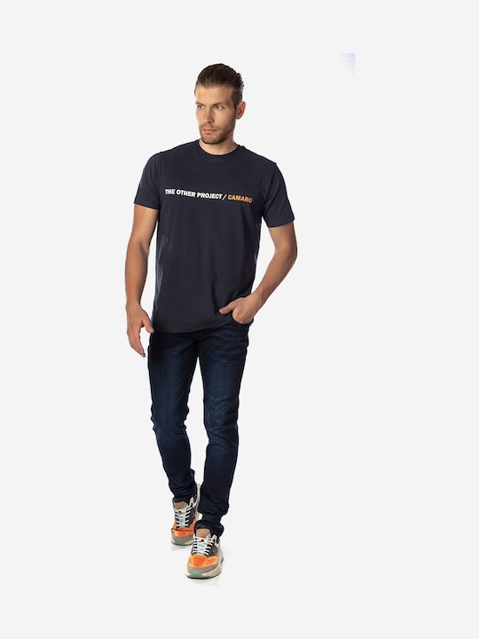 Herren Jeanshose Elastisch mit Slim Passform Marineblau