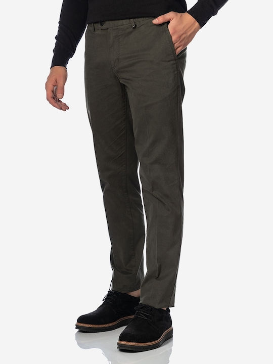 Trousers Chino in Regular Fit Oil