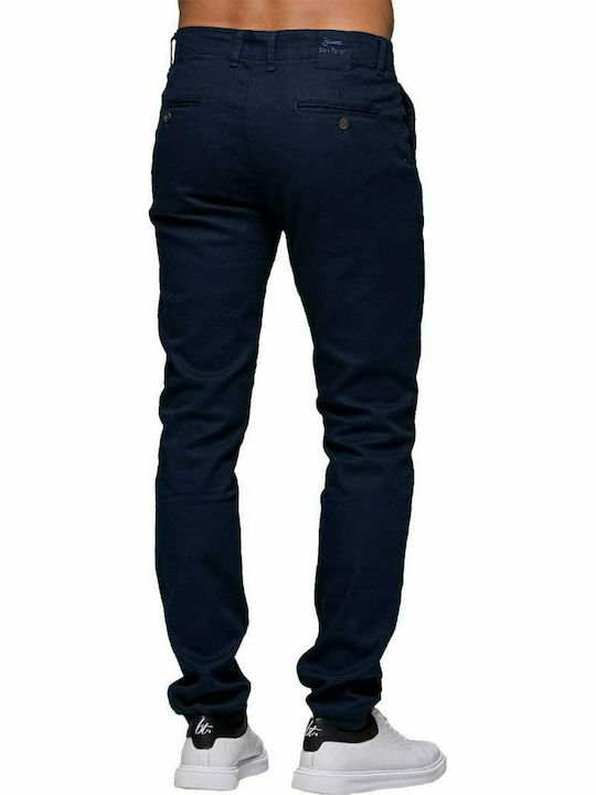 Ben Tailor 2050 Men's Trousers Chino Elastic in Regular Fit Navy Blue BENT.0285