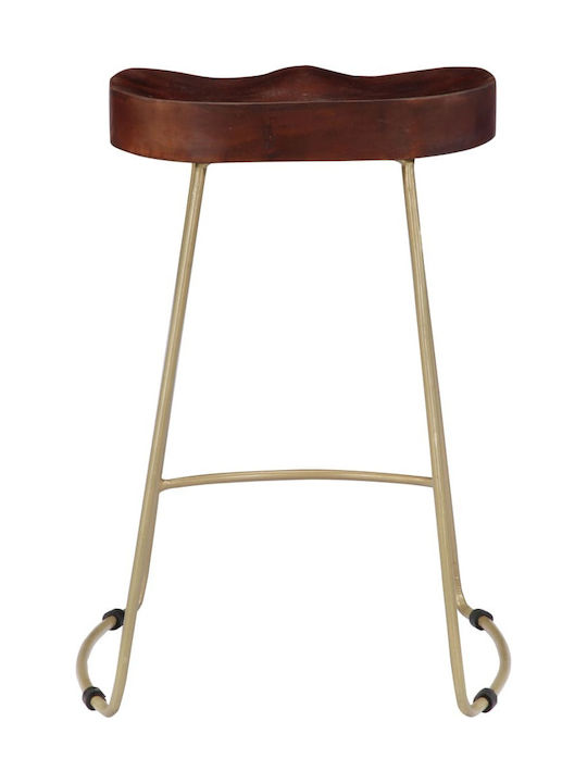 Stool Bar Wooden Gavin Coffee 2pcs 45x40x62cm