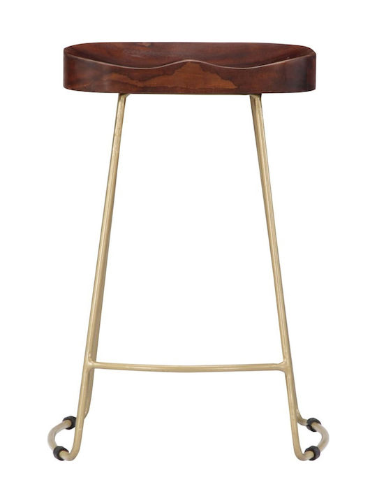 Stool Bar Wooden Gavin Coffee 2pcs 45x40x62cm