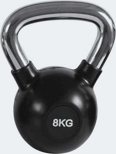 AMILA Kettlebell Rubber 8kg Black