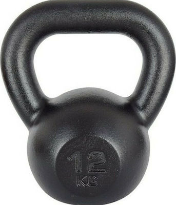 Tiguar Raw TI-KB00012RAW Kettlebell από Μαντέμι 12kg Μαύρο