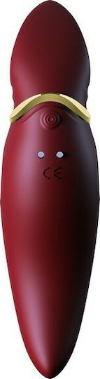 Zalo Hero Clitoral Vibrator 14.6cm Vin roșu