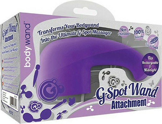Bodywand G-spot Wand Silicone Attachment Κεφαλή για Δονητή Purple