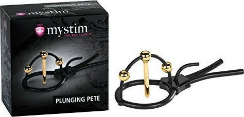 Mystim Plunging Pete για Ηλεκτροδιέγερση σε Μαύρο Χρώμα