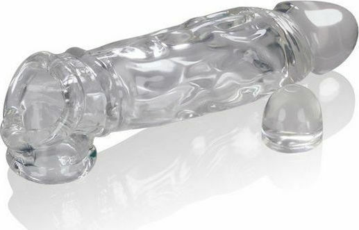 Oxballs Penis Sheath With Adjustable Fit Sleeve Προέκταση Πέους Διάφανη 18.75cm
