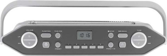Soundmaster RCD1755 Преносима Аудиосистема с CD / Радио Сребрист