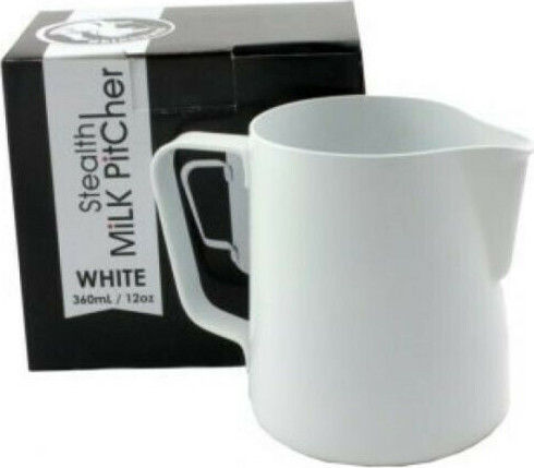Rhino Coffee Gear Stealth Milk Pitcher 360ml White