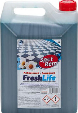 Spot Rem Fresh Life Επαγγελματικό Καθαριστικό Υγρό Γενικής Χρήσης Fresh Life 4lt