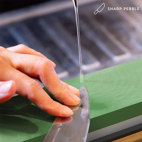 Sharp Pebble Πέτρα Ακονίσματος Διπλή με Πυκνότητα 3000/8000 18x6x2.7cm