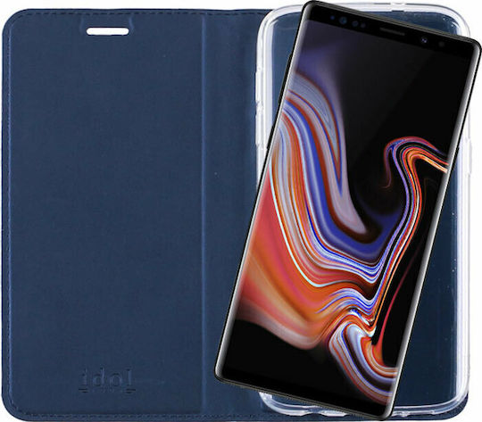 Idol 1991 Prime Magnet Buchen Sie Synthetisches Leder Blau (Galaxy Note 9)