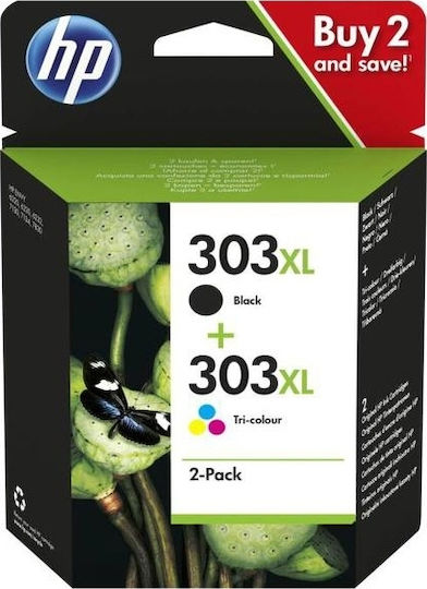 HP 303XL Multipack Original Pack of InkJet Printer Inks Multiple (Color) (3YN10AE)