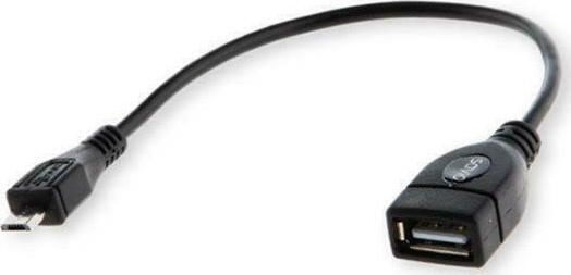 Savio Μετατροπέας micro USB male σε USB-A female 1τμχ CL-59