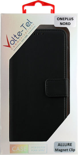 Volte-Tel Allure Magnet Wallet Δερματίνης Μαύρο (OnePlus Nord)